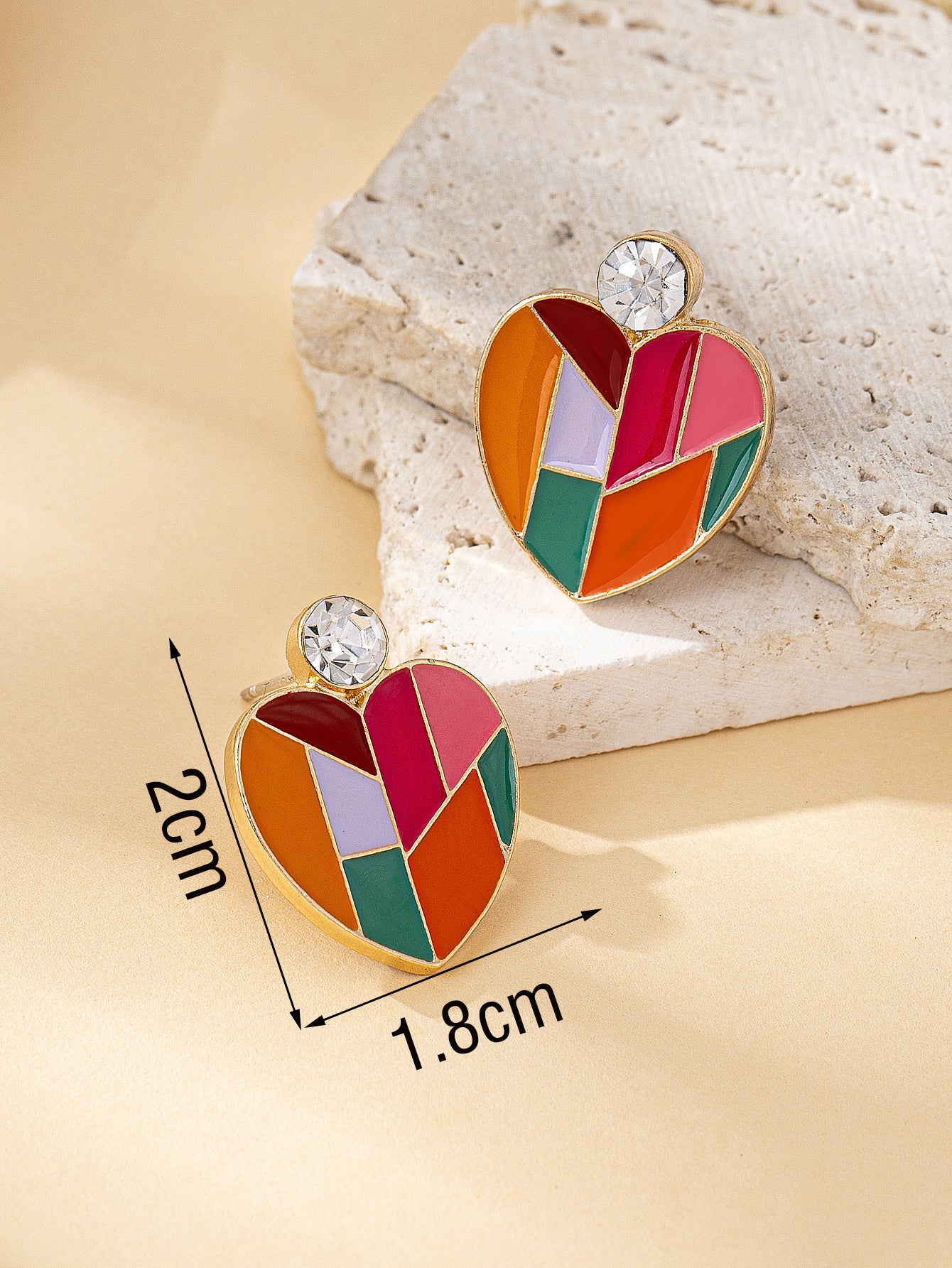 Aro pequeños corazón colores