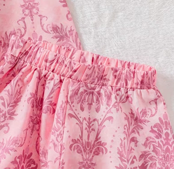 Conjunto de 2 piezas para niñas rosado claro