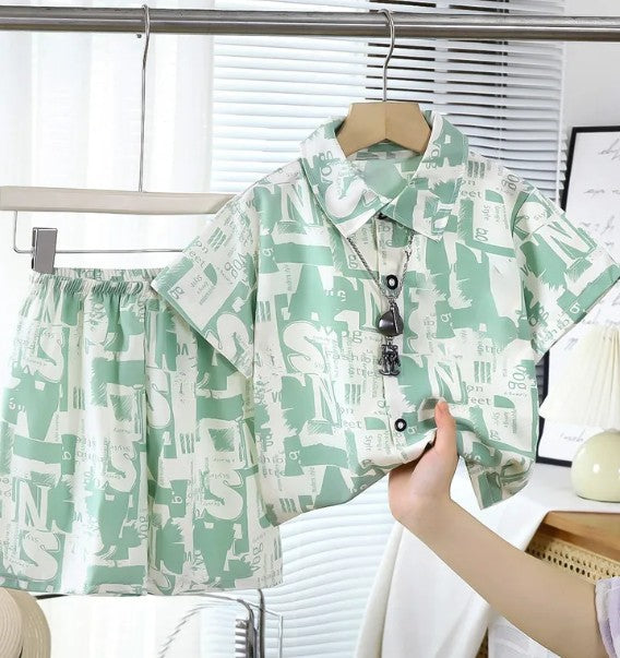 Conjuntos de ropa para niños camisa y short