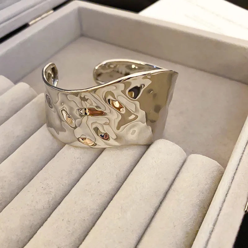 Pulsera Plateada Brazalete