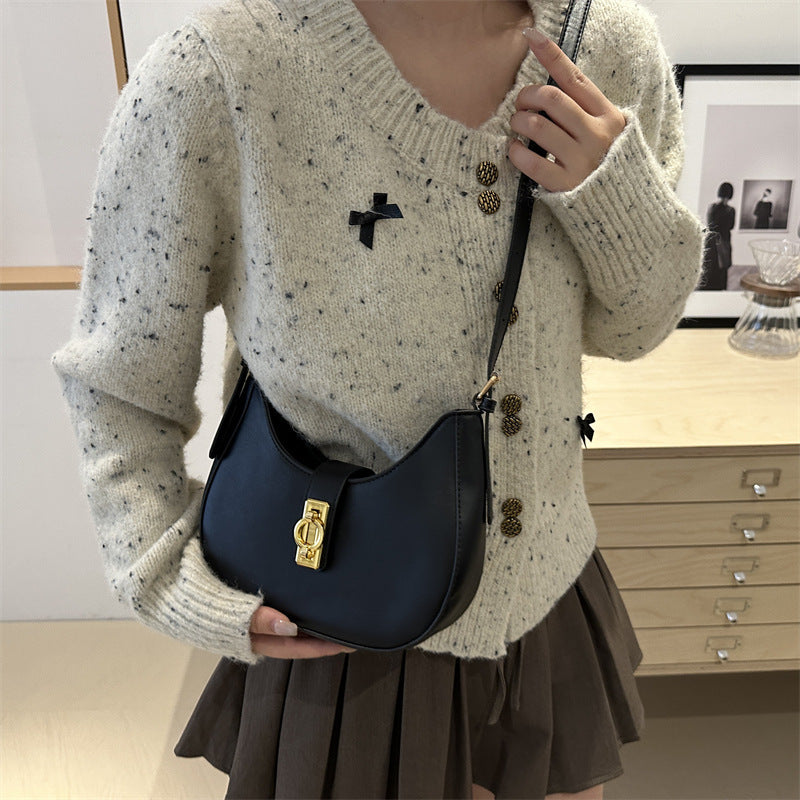 Cartera bandolera café PU