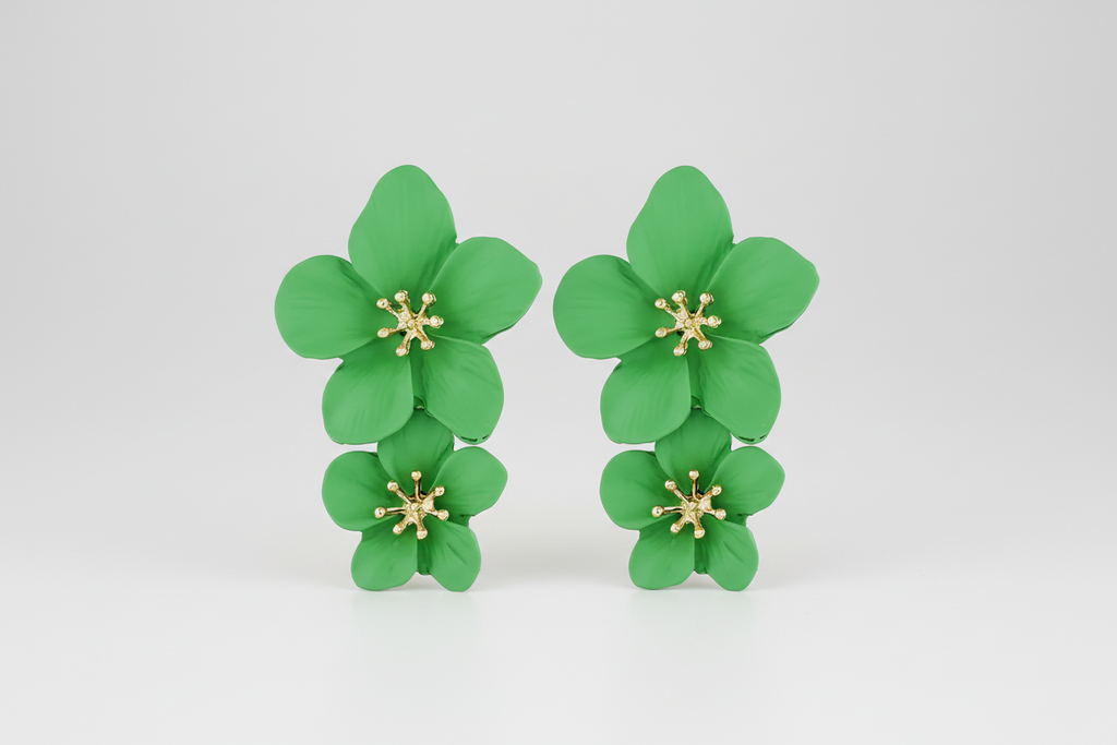 Aro Flor Barniz de Estufa Verde Claro