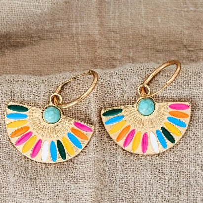 Aros forma abanico metálicos