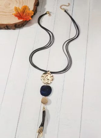 Collar colgante largo estilo bohemio