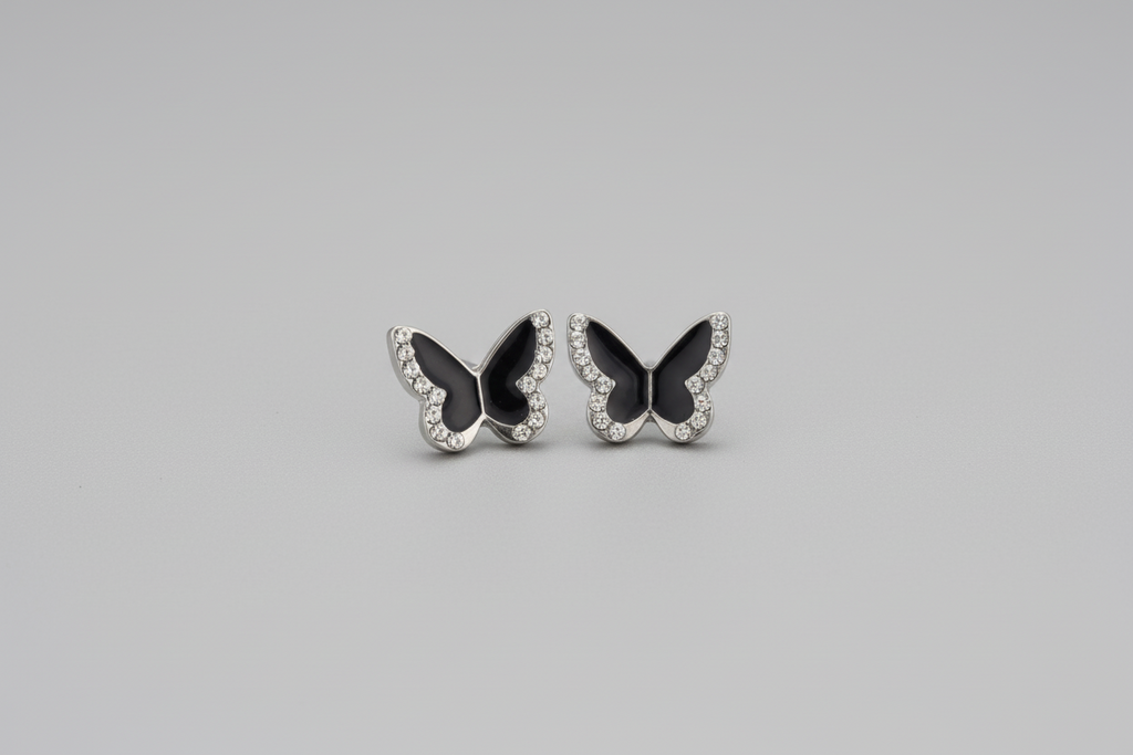 Aro pequeños mariposa negra