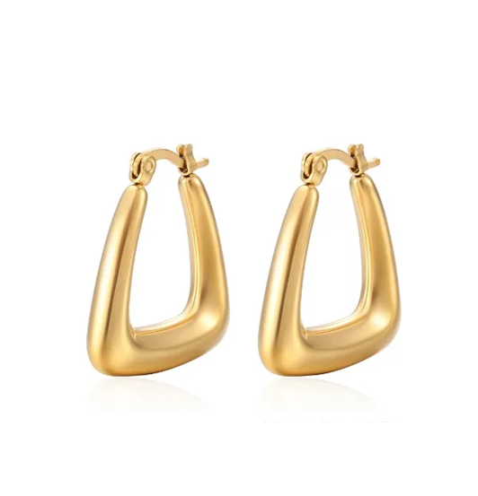 Aro Triángulo Dorado