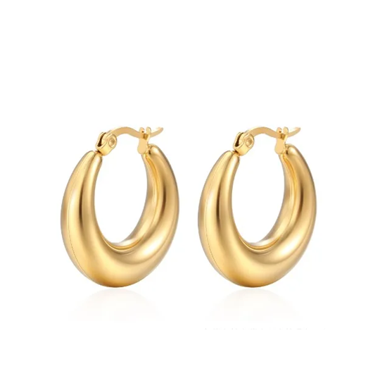 Aro Redondo Dorado Liso