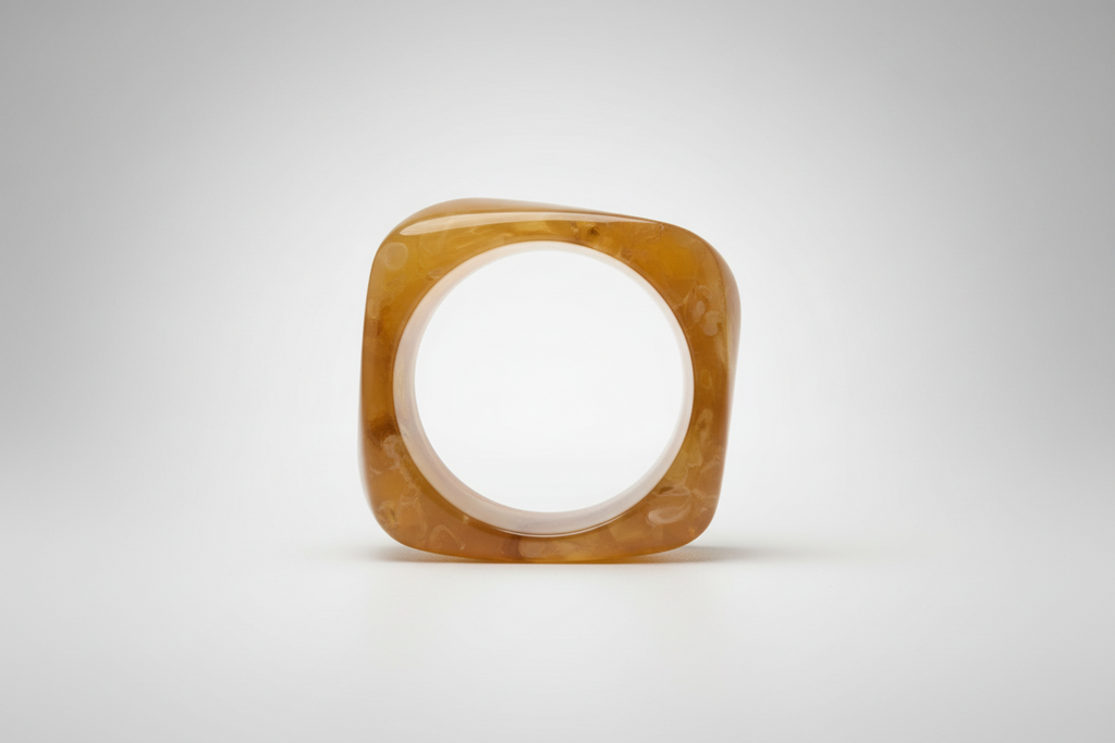 Pulsera geométrica resina