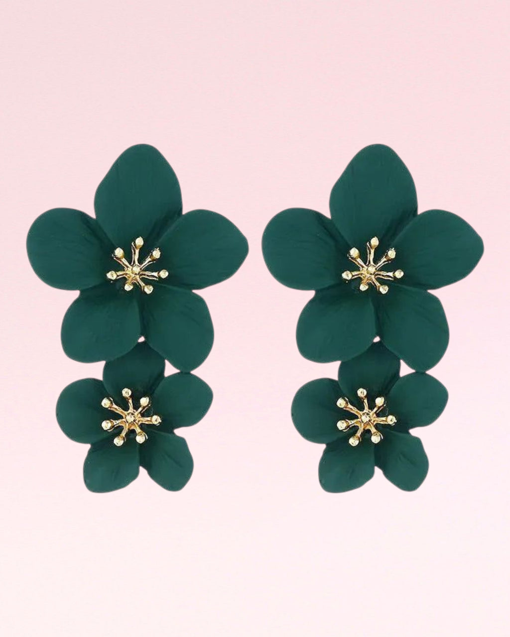 Aro Flor Barniz de Estufa Verde Oscuro